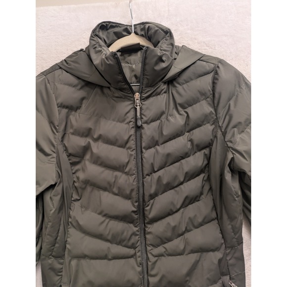 32 Degrees Heat Women's Quilted Hooded Puffer Jacket Black Size S - Picture 3 of 8